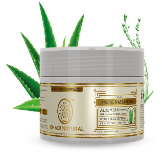 Khadi Natural Aloe Vera Facial Massage Gel